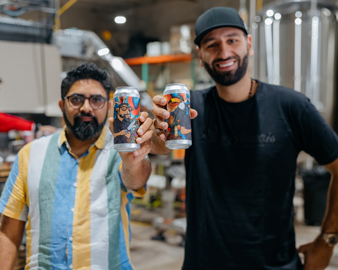 James Beard Semi-Finalists Chef Niven & Mo Release Hazy IPA with Tripping Animals Brewing Co.